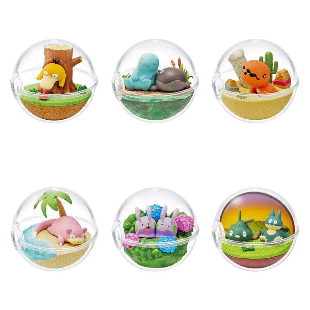 Pack De 6 Figurines Pokémon Terrarium Relaxing Moment Collection